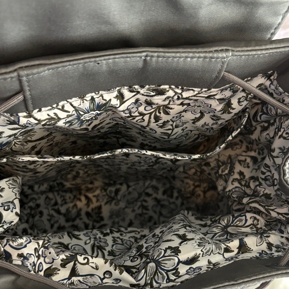 Vera Bradley Galaxy Gray Utility Backpack - Picture 4 of 4